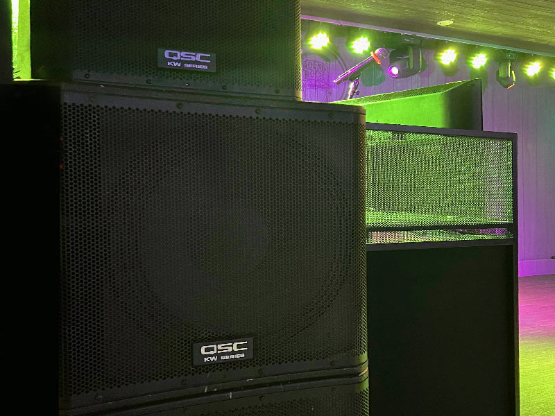 QSC Speakers for Commercial Sound System