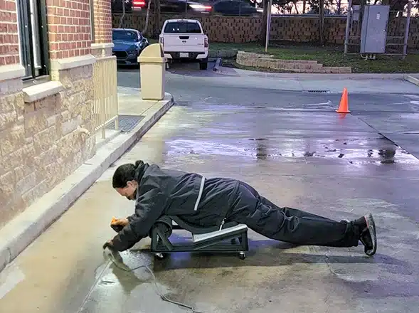 Mood Texas installation of drive thru system at Whataburger