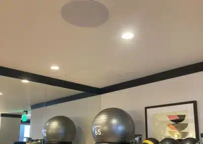 Klipsch ceiling speakers for gym
