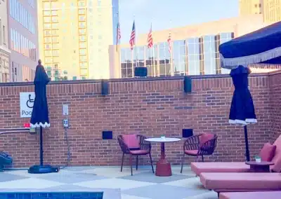 outdoor speakers for pool area