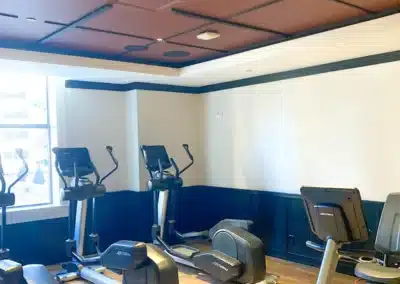 in-ceiling Klipsch speakers for gym
